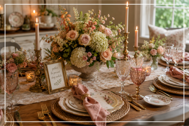 Creating Beautiful Tablescapes: Simple Ideas for Meaningful Hospitality